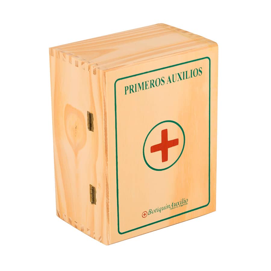Botiquín De Primeros Auxilios Madera 27 items Modelo Ma Mini - EVER SAFE®