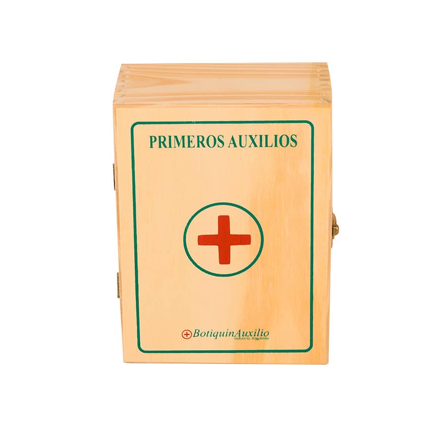 Botiquín De Primeros Auxilios Madera 27 items Modelo Ma Mini - EVER SAFE®